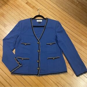 ST. JOHN COLLECTION Santana Sweater Knit Lady Jacket Cardigan Coat Resort 2013